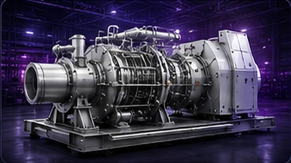 Representative visual of Siemens SGT-800 gas turbine